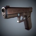 Pistol Glock 17 gen 5 Free low-poly 3D model
