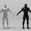 Rigged Characters free VR / AR / low-poly 3d model